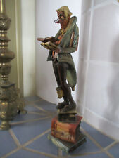 Bücherwurm handgeschnitzt