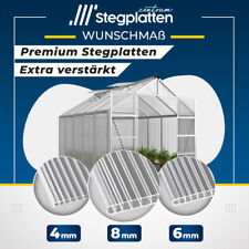Doppelstegplatten Stegplatten Hohlkammerplatten Gewächshausplatten 4  6  8 mm