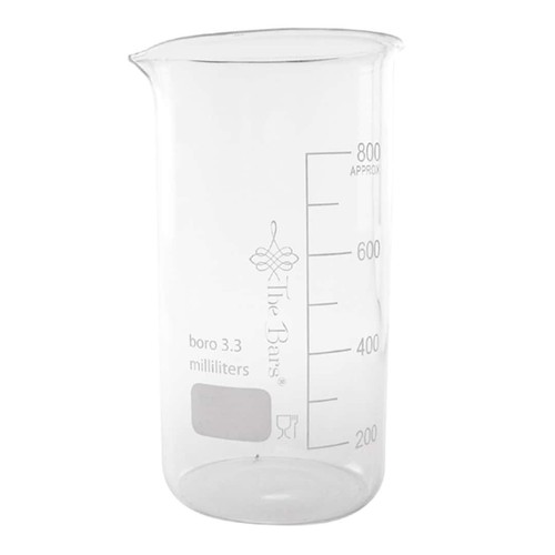 Mixbecher glas graduierte - glas,