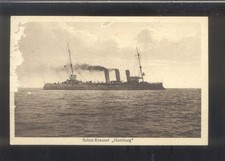 alte Ansichtskarte 1940 Kriegsschiffe - Schulkreuzer **Hamburg** - 2.WK