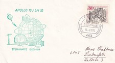 BRD - 1972 Apollo 16 / LM 10 Sternwarte Bochum, 16.4.1972