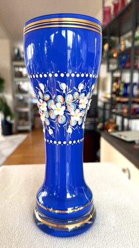 Große glas vase bohemia - glas,
