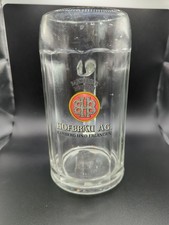 Bamberger Hofbräu AG. Bamberg Erlangen Glaskrug 1L Maßkrug Bierkrug Krug