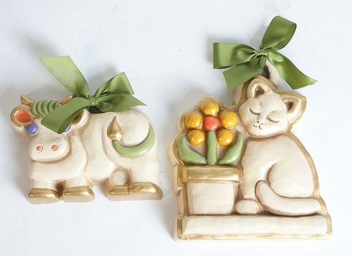 Thun dekoform katze - katze, blüte