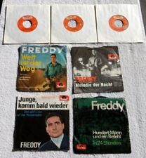 7 Stück = FREDDY QUINN gemischte Single Sammlung 7"  siehe Text und Fotos