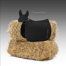 Eskadron Platinum Schabracke " HIGHGLOSS PEACOCK " im Set, black, Warmblut, Dres