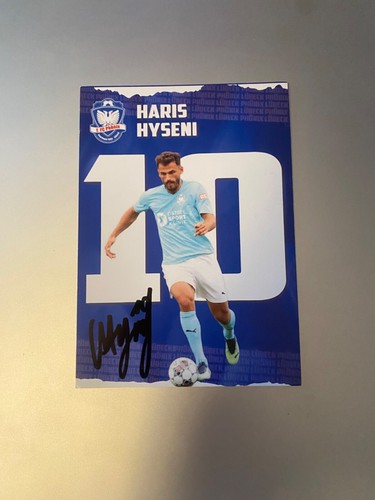 Haris hyseni autogramm - haris,