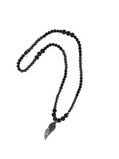 Perlenkette Lavasteine