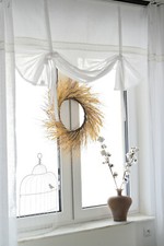 NEU BOHO Leinenstruktur Raff