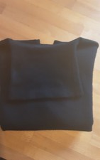 Rollkragen Pullover Schwarz,  100 %Kashmir , gerader Bund