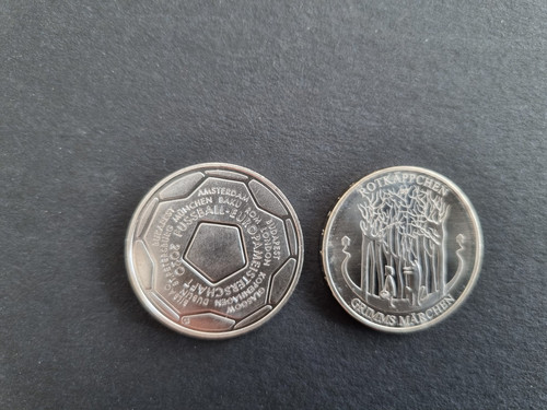 Euro silbermünzen - 2×, 20‑euro‑silbermünzen
