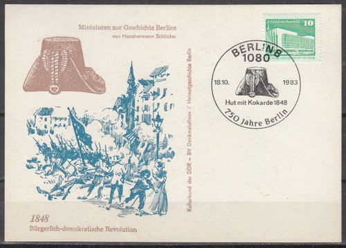 Ddr 1983 sonderpostkarte - ddr,
