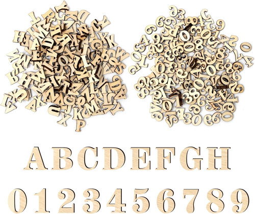 Holzbuchstaben zahlen set - holzbuchstaben,
