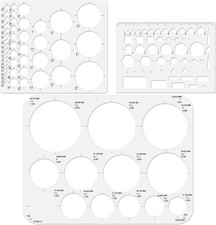 JSRQT 3 Stück Kreis Schablone