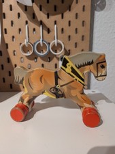 Rares Vintage Holz-Pferd