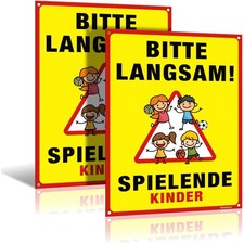 Warnschild Kinder Spielende