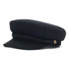 Brixton Cap Hut Mütze Fiddler Black Herringbone