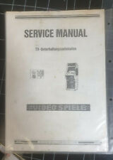 Manual Servicehandbuch NSM TV Unterhaltungsautomaten Video Spiele