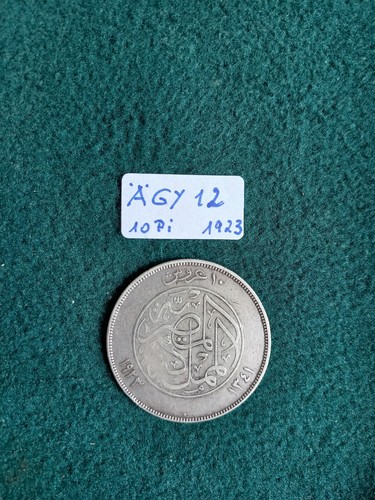 ägy12 piaster 1923 kgr - 10, 1923,