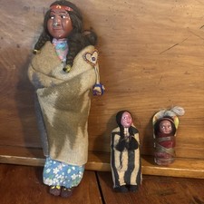 3 Skookum Puppen Vintage