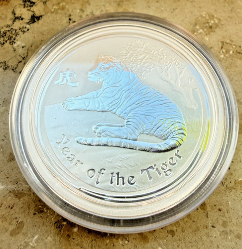 Lunar tiger 2010 2 oz - tiger, 1/2
