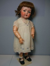 Antike Porzellankopfpuppe K&R Simon & Halbig 121 – Toddler – Flirtaugen - 68cm