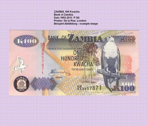 Sambia zambia 100 kwacha - ,