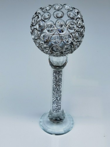 Diamant kristall stumpenkerze - kristall,