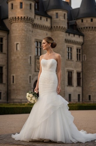 Brautkleid rosa clara luxus - clara,