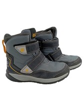 Jack Wolfskin Kinder Schneestiefel Grau Gr. 31 Klettverschluss Outdoor