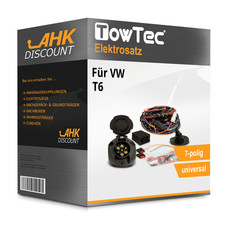 Für VW T6 04.2015-09.2019 TOWTEC Elektrosatz 7polig universell für AHK