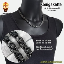 8,4 mm x 4,8 mm Königskette -