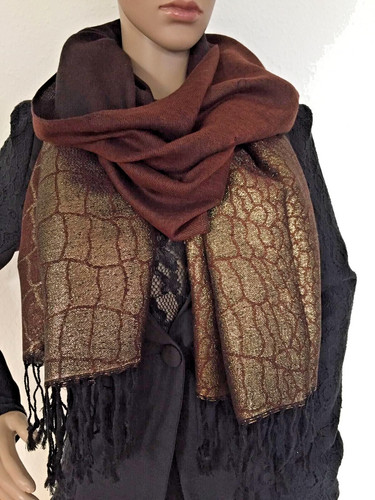 Schal tuch viereckstuch lurex - schal,