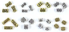 Metallperlen Tube Röhrchen Zylinder Spacer Zwischenperlen Perlen Auswahl