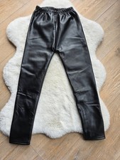 Wintersweat Leggings Gr.122-128 Schwarz Warm