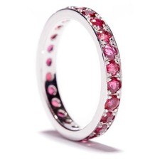 Memory Ring aus 750 Weißgold