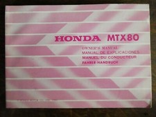 original HONDA MTX 80