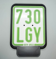 1x Kennzeichenhalter Nummernschildhalter Rahmen 135x105 Mofa Roller E Bike Moped