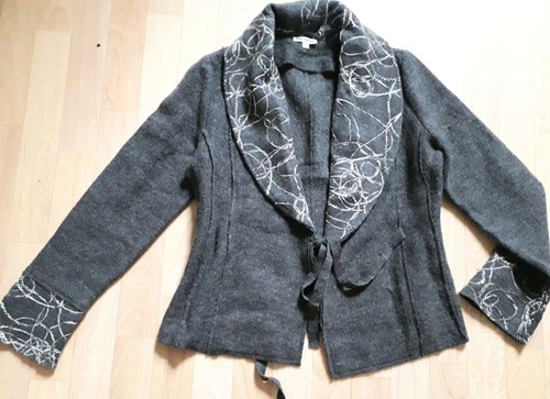 Neu woll filzjacke - neu!, woll-filzjacke