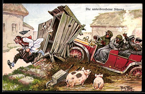 Künstler arthur thiele - künstler-ak,