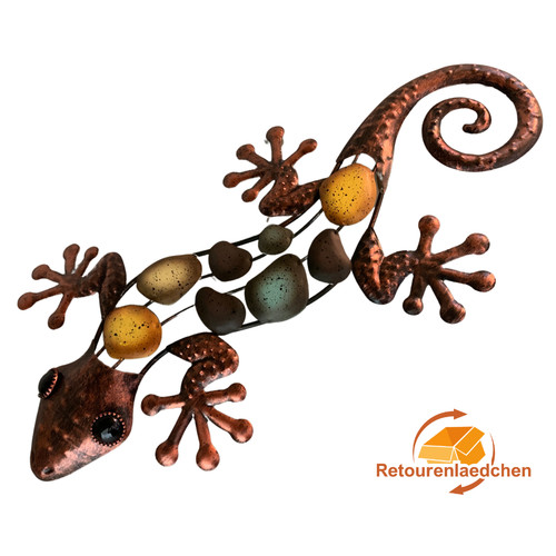 Wanddeko gecko reliefstruktur - wanddeko,