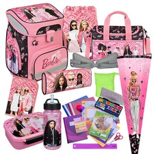 Scooli Schulranzen BARBIE 23 Teile Set Puppen + großer Sporttasche Schultüte uvm