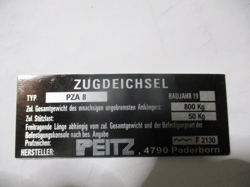 Typenschild schild josef - typenschild,