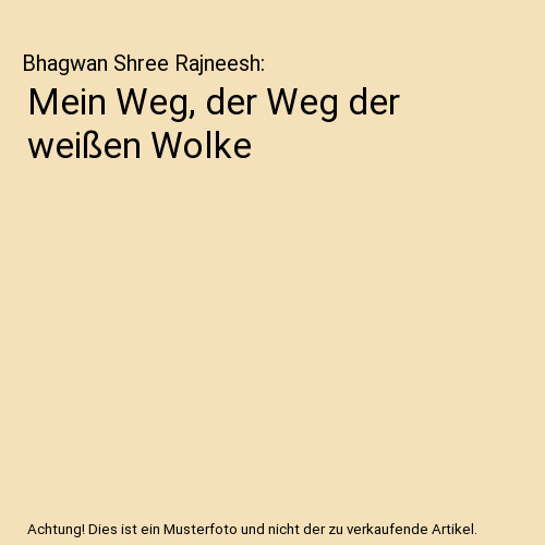 Mein weg der - der,