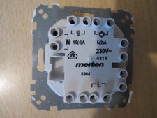 Thermostat Fußbodenheizung Raumtemperaturregler Merten 5464 4314 / Busch-Jaeger