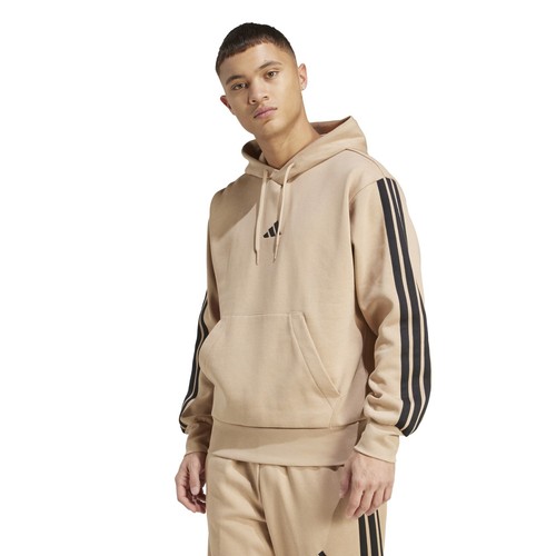 Adidas hoodie stripes fleece - hoodie,