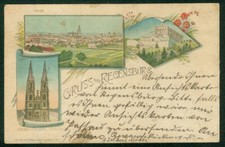 Litho / Lithografie: Regensburg (Druck: Ad. A. Rosenblatt, Frankfurt) Vorläufer