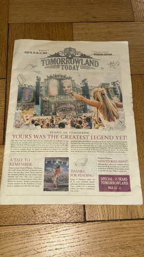 Tomorrowland newspaper - tomorrowland,