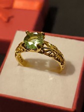 18K Vergoldeter Ring 19mm+