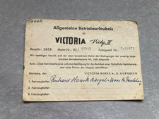 Betriebserlaubnis Victoria